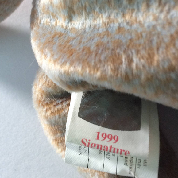 1999 Signature Bear Ty Beanie Baby VINTAGE RETIRED NWT - Picture 3 of 4